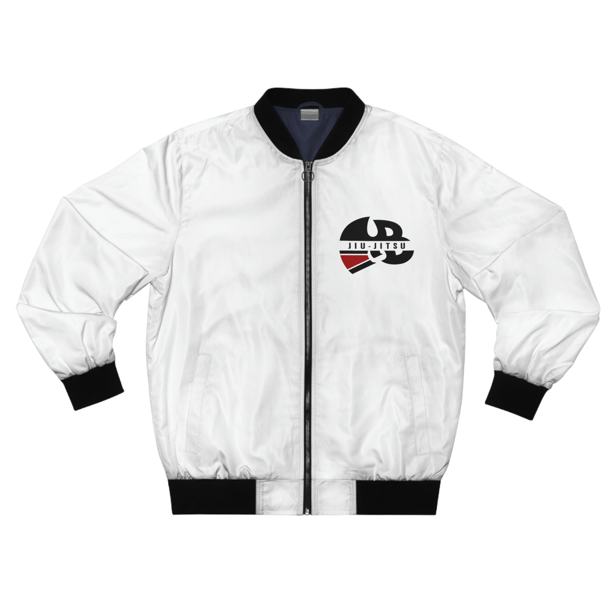 【MAISON EUREKA】BOMBER JACKET / WHITE Men's Lightweight Spring Bomber Jacket Outdoor Sports